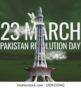 23 March 1940 Pakistan Resolution Day Poster Design