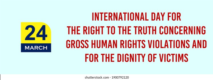 8 Imágenes De International Day For The Right To The Truth Concerning ...