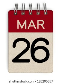 26 March Calendar