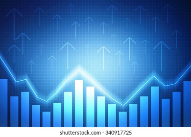 2d Business Graph Background Stock Illustration 340917725 | Shutterstock