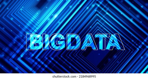 

2d Illustration Abstract Big Data 