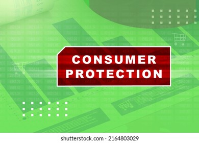 2d Illustration Consumer Protection Concept
