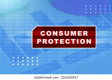 2d Illustration Consumer Protection Concept
