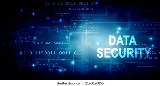 2d illustration data security concept

