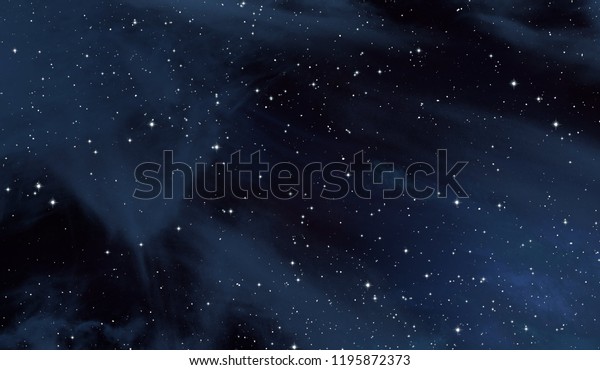 2d Illustration Deep Space Stellar Background Stock Illustration