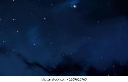 2d illustration. Deep vast space. Stars, planets and moons. Various science fiction creative backdrops. Space art. Alien solar systems. Realistic background - Shutterstock ID 1269615763