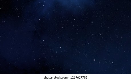 2d Illustration Deep Vast Space Stars Stock Illustration 1269622333