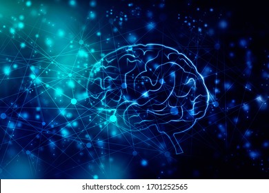 2d Illustration Human Health Brain 
