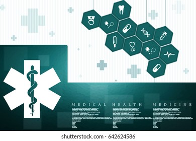 2d illustration medicine pharmacy sign snake