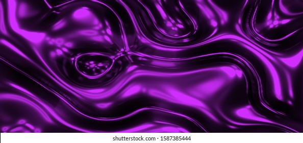 2d illustration of purple liquid abstract organic form background, wallpaper 4k resolution