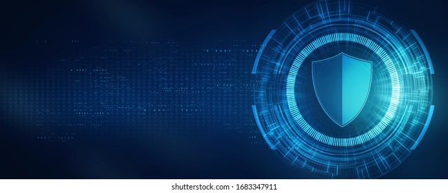 2d Illustration Security Concept Shield Stock Illustration 1683347911 ...