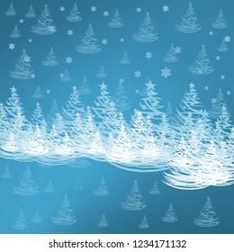 2d illustration. Snowflakes image pattern on decorative background. Holy Christmas day event time. Christmas time eve decoration texture images. Celebration paper card.