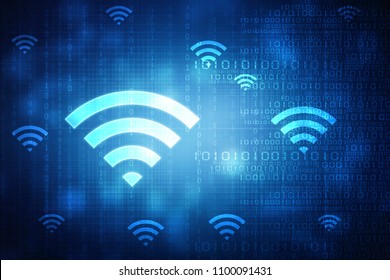 Modern Cityscape Wireless Communication Internet Things Stock Photo ...