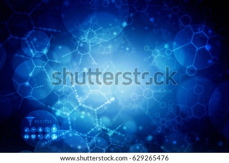2D medical structure background