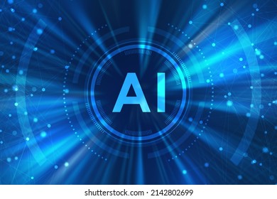 2d rendering Artificial Intelligence (AI) concept
