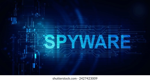

2d rendering illustration abstract Spyware