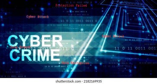 2d Rendering Illustration Cyber Crime