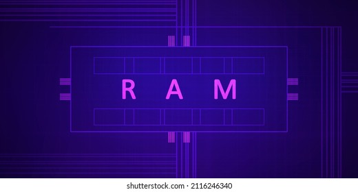 2d rendering technology background illustration