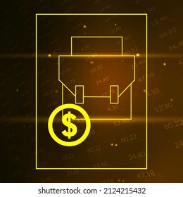 2d rendering usd Dollar symbol 