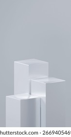 3 podios cubos diferentes