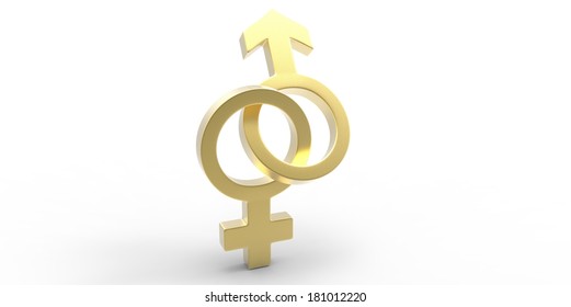 3 D Male Female Sex Symbol Stock Illustration 181012220 Shutterstock