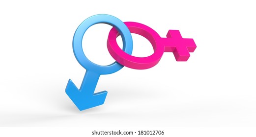 3 D Male Female Sex Symbol Stock Illustration 181012751 6029