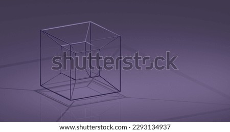 3 Dimensional Render of a 4 Dimensional Tesseract