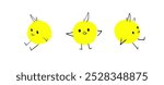 3  yellow baby chick together, Three cute yellow chicks together
