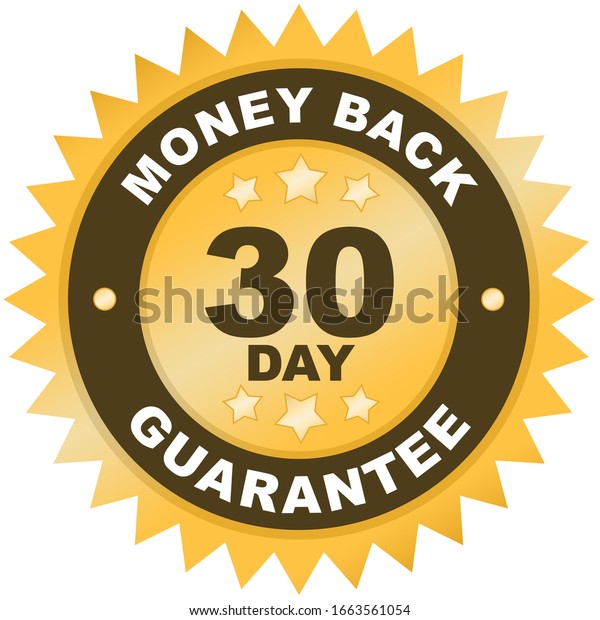 30 Day Money Back Guarantee Product Stock Illustration 1663561054 ...