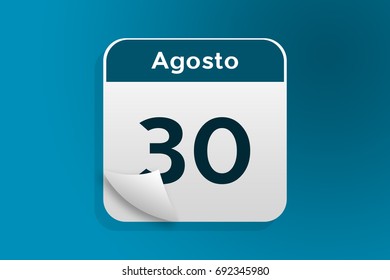 27 Calendario 30 Images, Stock Photos & Vectors | Shutterstock