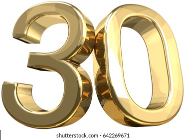 Gold Number 30 Images Stock Photos Vectors Shutterstock