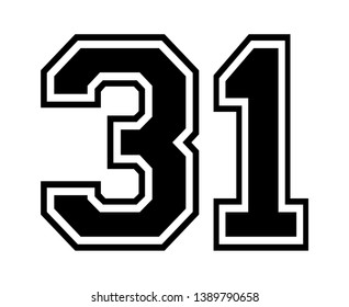 number 31 jersey