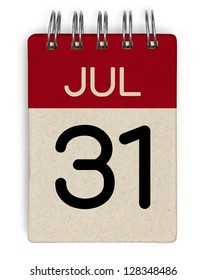 31 July Calendar