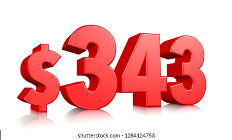 343 Three Hundred Forty Three Price Stock Illustration 1284124753 ...