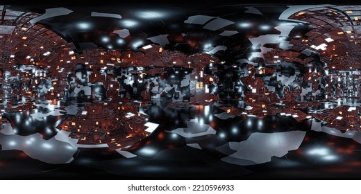 360 Degree Full Panorama Environment Map Stock Illustration 2210596933 ...