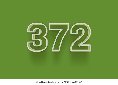 372 3d Number 372 Isolated On Stock Illustration 2063569424 | Shutterstock