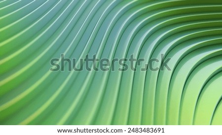 3d abstract background with gradient green curved lines forming a pattern