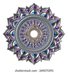 Download Mandala 3d Isolated Images Stock Photos Vectors Shutterstock