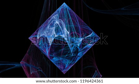 3d abstract computer generated fractal design.Fractal is never-ending pattern.Fractals are infinitely complex patterns that are self-similar across different scales