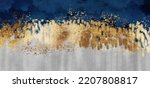 3d abstract marble wallpaper for wall decor. Resin geode and abstract art, functional art, like watercolor geode painting. golden, blue, turquoise, and gray background	