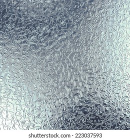 3d abstract metallic background, rippled quicksilver metal