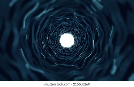 3d Abstract Tunnel