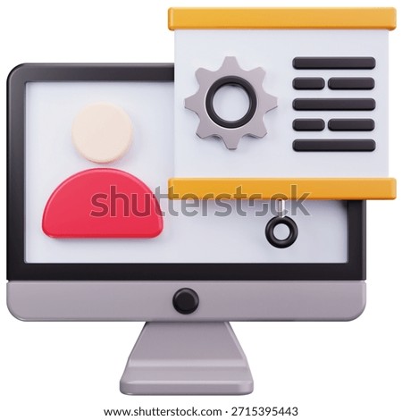 3D Admin Control Dashboard System