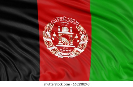 3D Afghani Flag