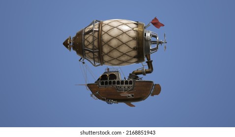 3D Air Balloon Flying Boat 