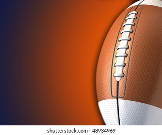 3d  American Football Background
