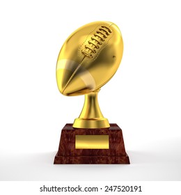 3d American Football Trophy