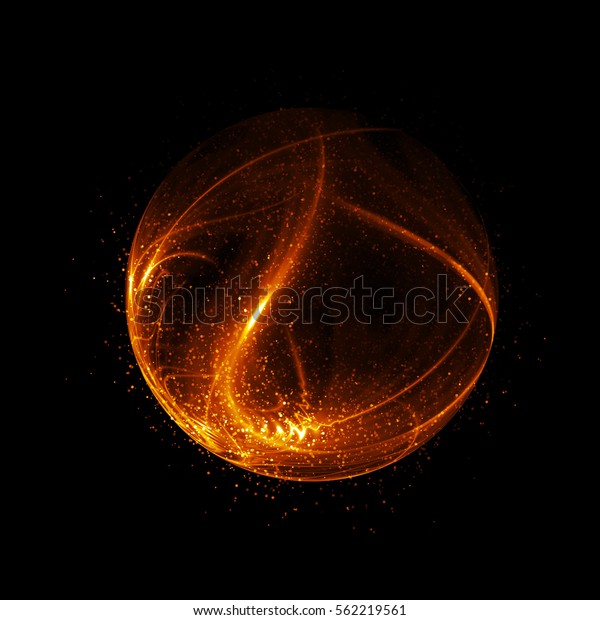 暗い背景に3d原子発光核モデル 輝くエネルギー球 分子光輝体構造 電子を追跡すると形がつく 物理のコンセプト 核反応エレメント 美しいクリスマスレイ グラムファンタジー のイラスト素材