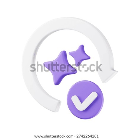 3D auto optimization icon for AI performance tuning systems
