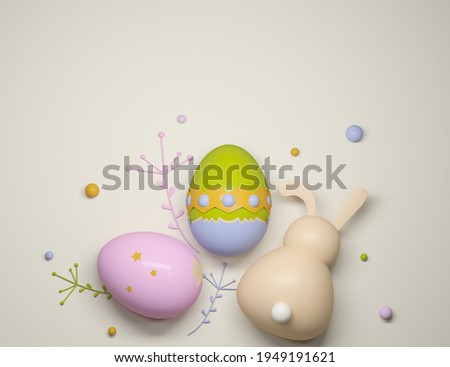 3d bacground for Easter day